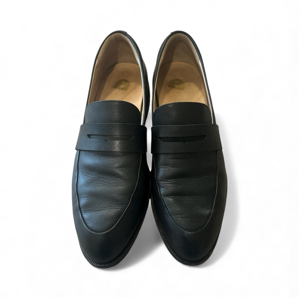Bared Footwear Black Leather Loafers